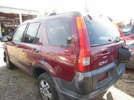 2003 Honda CR-V EX Burgundy 2.4L AT 4WD #A24893